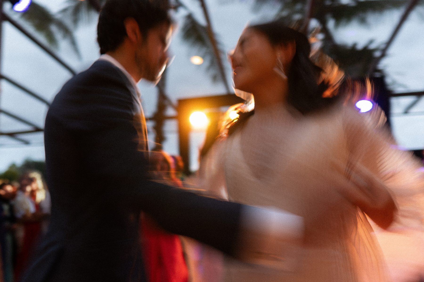 Momento do casamento de Camila e Thomaz